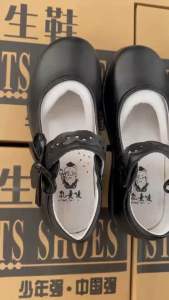 Children Leather shoes school girl รองเท้านักเรียนหญิง เด็กอนุบาล ประถม รองเท้านักเรียนแนวอินเตอร์ - Sensory Play by KT