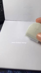 FREE INK REFILLABLE PERSONALIZED STAMP 1-3 Lines