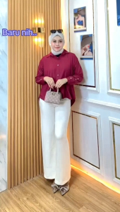 Kemeja Andini Kemeja Wanita Rayon Twill Premium