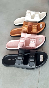 SANDAL TEPLEK SLIP CASUAL SANTAI TEPLEK SLOP FLIP FLOP SENDAL EMPUK SOL KARET CEWEK FLAT SELOP WANITA RINGAN LOLINDA MLS 826