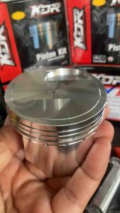 ลูกสูบคาเซ่57มิล พร้อมหลบวาล์วให้แล้ว สำหรับใส่เวฟ125 เวฟ125RSX เวฟ125บังลม ลูกสูบอย่างดีทนความร้อนได้ดี