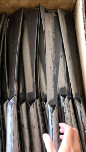 มีดทำครัว มีดโต้ใหญ่ ช่าง ข ทำจากเหล็กแหนบแท้ 100% หัวตัดและหัวมน ใช้ตัดไม้ ฟันฟืน