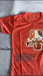 KAOS ANAK CEWEK COWOK BOBA ATASAN OBLONG PEREMPUAN LAKI LAKI