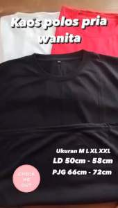 KAOS WANITA POLOS LENGAN PENDEK / TSHIRT WANITA DEWASA
