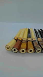 Klokotan Kayu Nogosari Kemuning Kelor Hitam Liwung Macan Kelor Emas Segi Enam 10cm INZ12