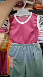 Color Block Terno for Kids | Sando + Tokong | For Boys and Girls