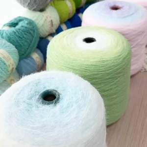Gradient Cake Yarn Deer Velvet 3ply 4ply 500g 1000g Crochet Knitting Benang Kait Lembut Gebu Selimut Handmade七星毯钩织线