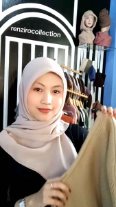 hijab kupluk Balaclava Raju halus tebal