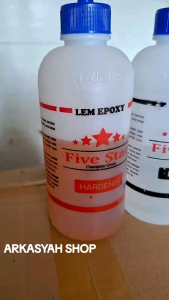 LEM FIVE STAR EPOXY HARDENER RESIN FS NB 1/2KG (LEM KAYU LEM 2 KOMPONEN LEM SUPER KUAT)