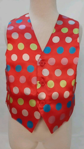 READY STOCK Kids Children Polka Dot Retro 60s & 70s Vest Blazers Waistcoat Kids Choir Outfit Stage Performance Outerwear