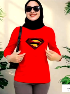 Kaos Premium Uniseks Lengan Panjang Cotton Combed 24s Premium Dewasa Pria Dan Wanita