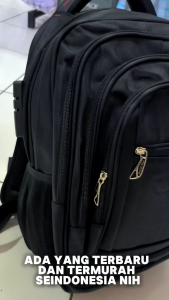 Polo Star 16 Inch Tas Ransel Polo Star Kerja Tas sekolah Kunci Usb Port POLO Import