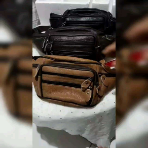 Tas Slempang Kulit & Waistbag Kulit: Desain Kasual & Multifungsi