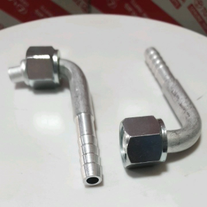 Car Aircon Hose 3/8 Elbow Fittings O-ring Type 2pcs