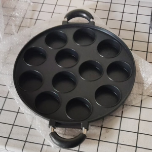 กระทะทำขนมบ้าบิ่น โอปันยากิ 12หลุมขนาด30.65 มลึก 2.5 ม.ลูก หลุมกว้าง 6.65 ม