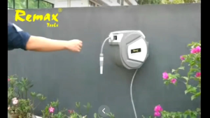 REMAX 20m Auto Retractable Garden Hose Reel 1/2" Auto Rewind Wall Mount Water Pipe 38-NW202/hose reel