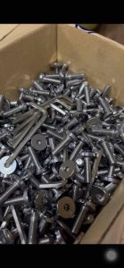 Stainless Plate Bolt 6x20 Mirror Finish With Allen Hex Key Plaka Bolt