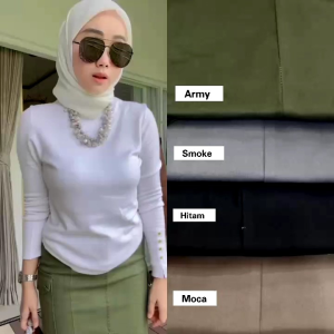 Rok best sellernya Rok twill streach rok duyung kekinian best seller kekinian size XL -XXL