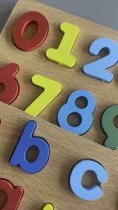 educratePH Wooden Puzzle ABC NUMBER SHAPE preschool puzzle early education colorful