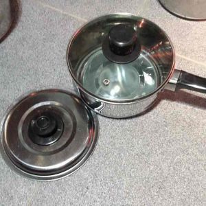 PANCI MASAK AIR STAINLES TUTUP KACA 16cm PANCI MURAH COD