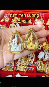 MẶT DÂY CHUYỀN MẸ QUAN ÂM CƯỠI RỒNG CAO CẤP THÁI LAN