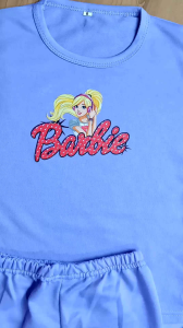 Baju Setelan Barbie Anak / Baju One Set Anak Barbie / Setelan Anak Tanggung Viral