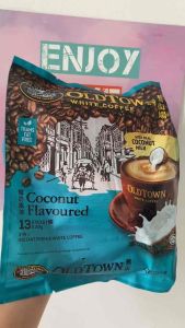 [Old Town] OLDTOWN White Coffee 3-in-1Coconut Flavoured Instant Premix White Coffee 13 Sachets from Malaysia