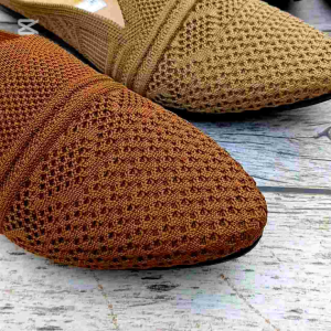 Fairooz - Sandal Selop Wanita Flat Shoes Rajut Import NEW MOTIF SF19