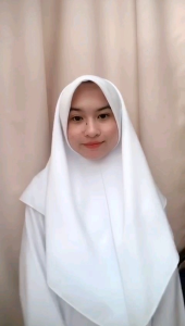 Lily Balqis - Tudung Sekolah 2 Lapis Koshibo Putih Nila & Pelbagai Warna Unit Beruniform