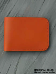 Dompet Kulit Lipat Dua Pria Simpel Handmade Premium Wallet