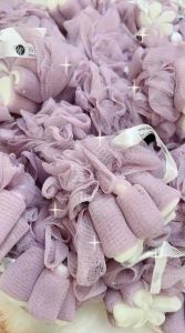 Bông Tắm Lưới Tròn Tạo Bọt Hình Hoa Siêu Mềm Mại Tẩy Tế Bào Chết An Toàn Cho Da