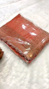 SG Ready Stock - Diwali Collections!! Trending Space Silk Designer Stone work Party Wear Saree Collections!!