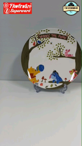 จาน​กลม​ 9​นิ้ว​ ลาย​การ์ตูน​ลิขสิทธิ์​ ยี่ห้อ​ Flowerware​