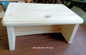 KURSI JINGKIK KAYU/ KURSI JODOG/ KURSI JONGKOK