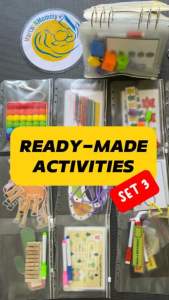 Ready Made Set 3 for Kids 2-5 yrs old (can also be use for therapy)