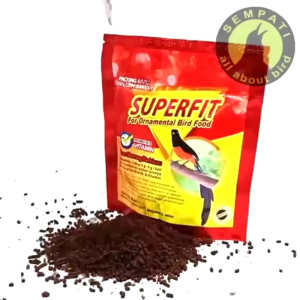 SUPERFIT RED PAKAN KHUSUS TERNAK UNTUK BURUNG MURAI CILILIN ANIS KACER BRANJANGAN CIBLEK CENDET DLL