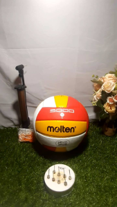 Bola voli anak murah Bola volly molten merah kuning tempel prees Ball volley Indoor Outdoor