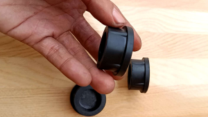 (100Pcs) Karet Dop 11/2 Inci Diameter 35mm Karet Tutup Kaki Meja Kursi Rak Pipa Besi Bulat