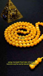 Tasbih Ambar / Amber / Kahroman Impor Mesir
