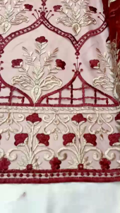 Murah! Tulle tuton sabto bordir tebal bahan kebaya desain etnik