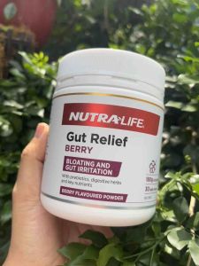 BỘT HỖ TRỢ TIÊU HOÁ NUTRALIFE GUT RELIEF VỊ BERRY LỌ 180g