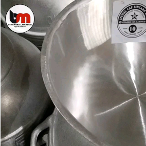 kuali cekung cap bintang satu no.14 aluminium tebal anti lengket