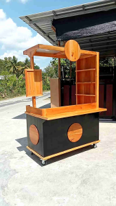 gerobak jualan booth multifungsi minuman coklat Boba es teh