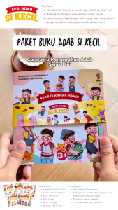Paket 5 Buku Seri Adab Si Kecil by Ranahbuku