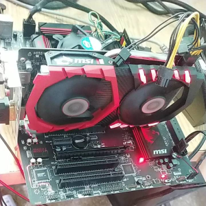 combo main b150 +card GTX  + cpu+ ram 8gb +nguồn