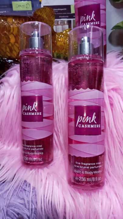 BBW Pink Cashmere 236mL Fragrance Body Mist Lazada PH