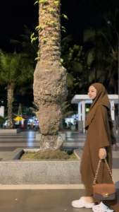 Gamis Abaya Set Kerudung/Gamis Abaya Set Bergo Terbaru Busui