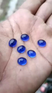 Batu Akik King Sapphire Royal Blue 10x8 mm