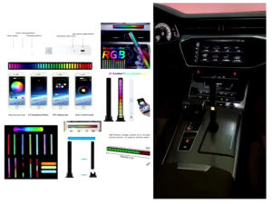 MB - Lampu Hias Portable Lampu LED RGB Rhythm Bar Strip Spectrum Audio Indicator Voice Music sound Control