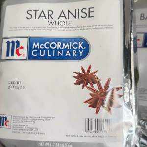 McCormick Star Anise Whole 500g: Flavorful Cooking Seasoning